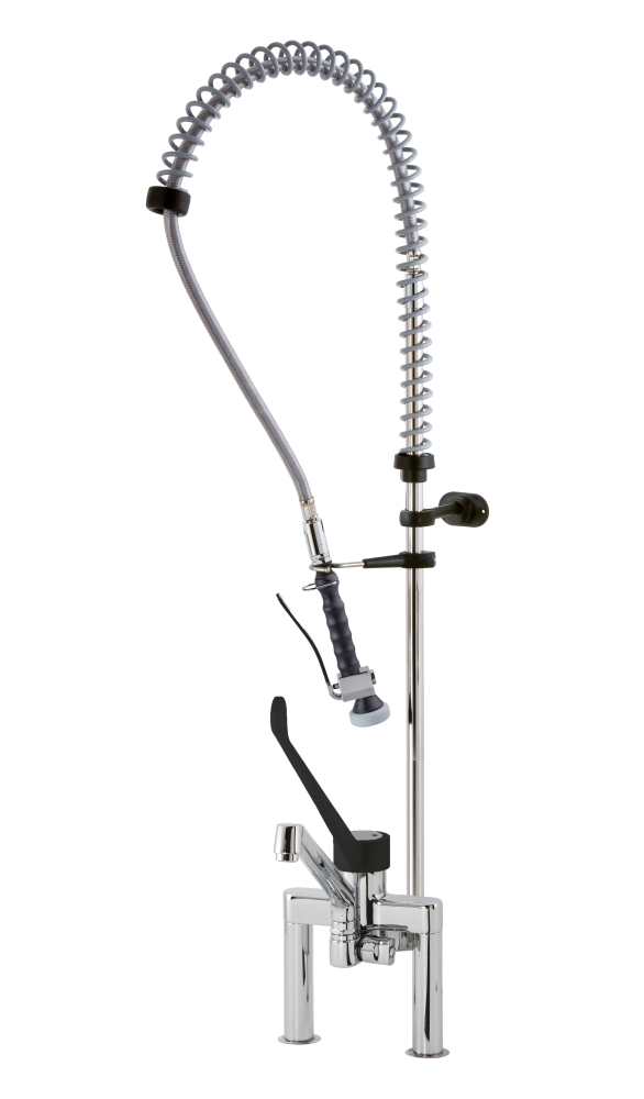 KBS STYL Knebel-Geschirrwaschbrause mit Schwenkhahn und Brausekopf NEW