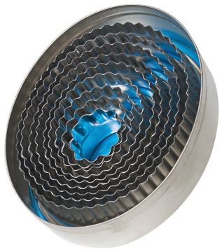 Contacto Ausstechform oval, wellig