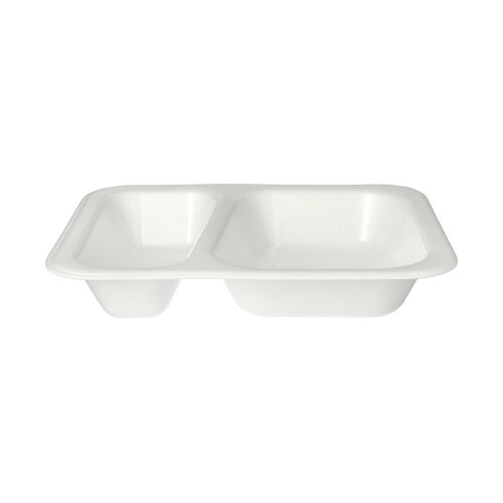 PAPSTAR Siegelschalen, XPS 2-geteilt 725 ml 4,2 cm x 18,5 cm x 23,5 cm weiss