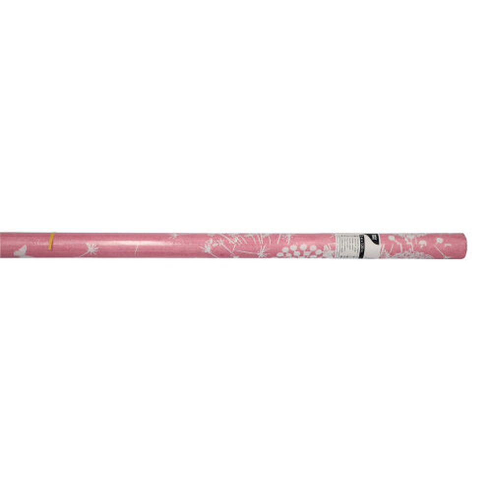 Papstar Tischdecke, Papier 3 m x 1,2 m fuchsia "Meadow"