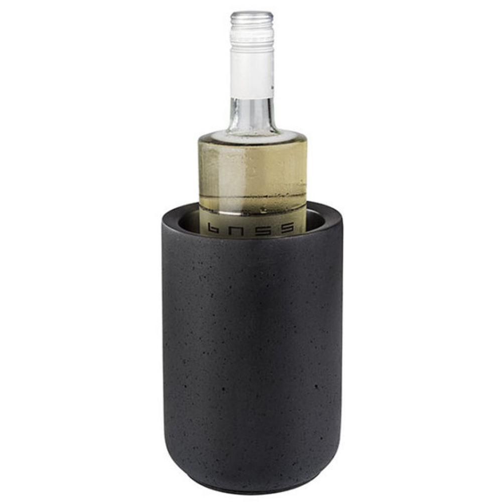 APS Flaschenkühler -ELEMENT BLACK- außen Ø 12 cm, H: 19 cm