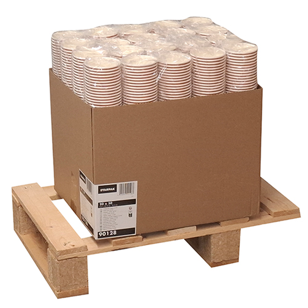 Papstar Trinkbecher, Pappe "To Go" 0,2 l Ø 8 cm · 9,2 cm "Coffee Rings"