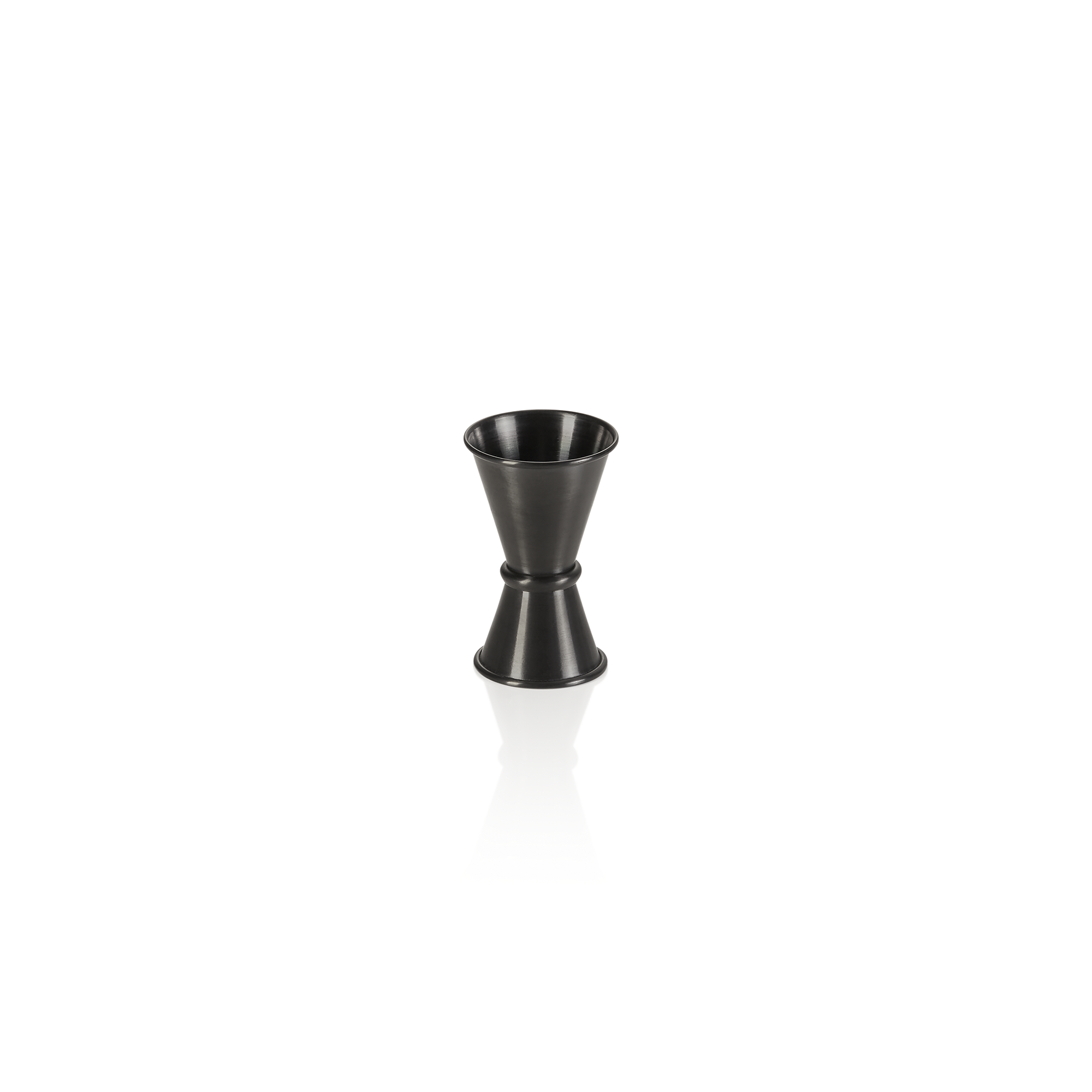 WAS Jigger, Ø 4,5 cm, Höhe 7 cm, 1,5/3 cl, schwarz, Chromnickelstahl, PVD-Beschi
