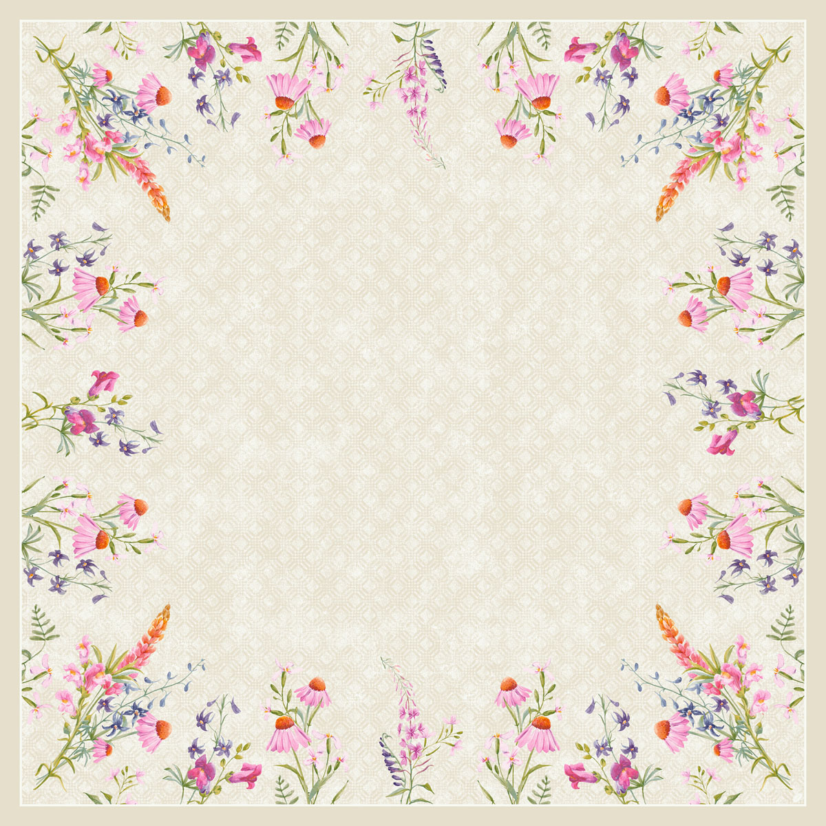 Duni Motiv-Mitteldecken Dunicel 84 X 84 cm Floret