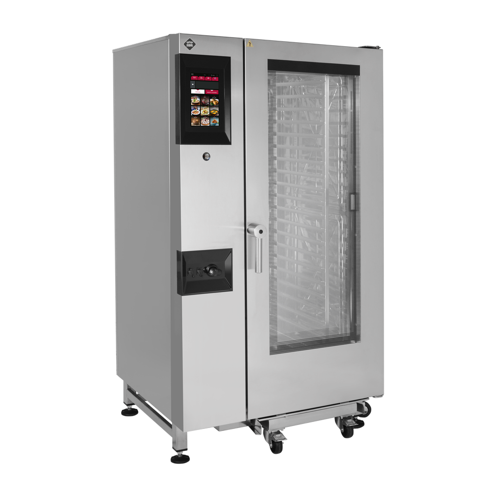 RM Gastro Four à convection STEAMBOX gaz Chaudière 20x GN 1/1 Écran tactile coul