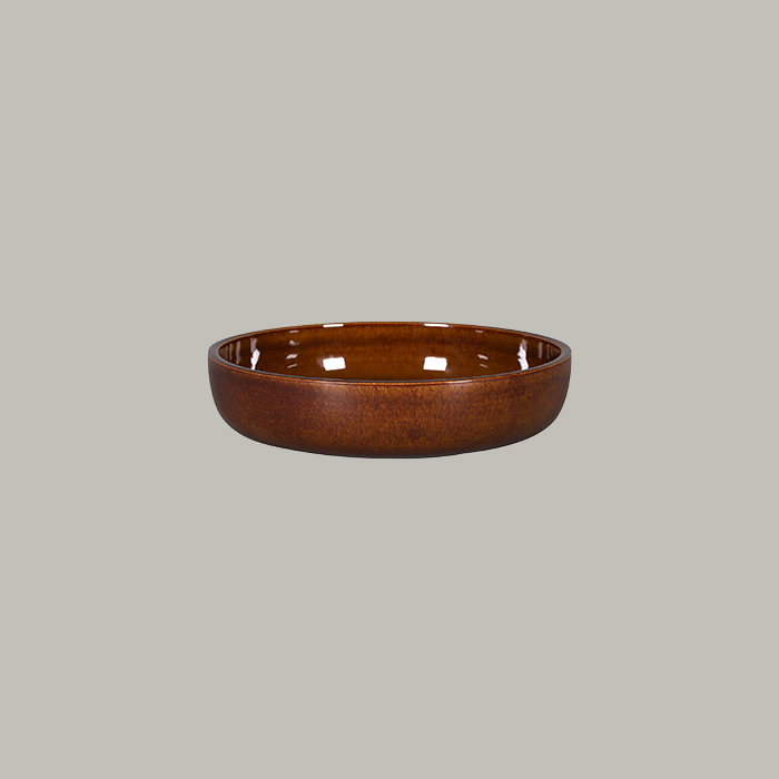 RAK Teller tief rund - honey  Serie: Ease Ø 19.8 cm / Ht. 4.5 cm / Cont. 90 cl