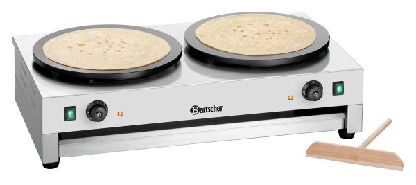 Bartscher Crêpe-Backgerät 2CP400 2 Platten