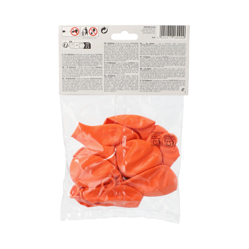 Papstar Luftballons Ø 25 cm orange