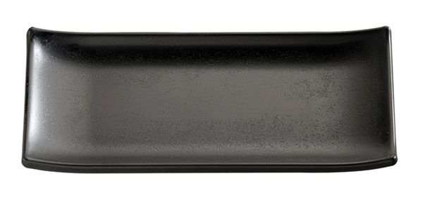 APS Tablett, Sushiboard -ZEN- 22,5 x 9,5 cm, H: 3 cm , Melamin, schwarz, Steinop