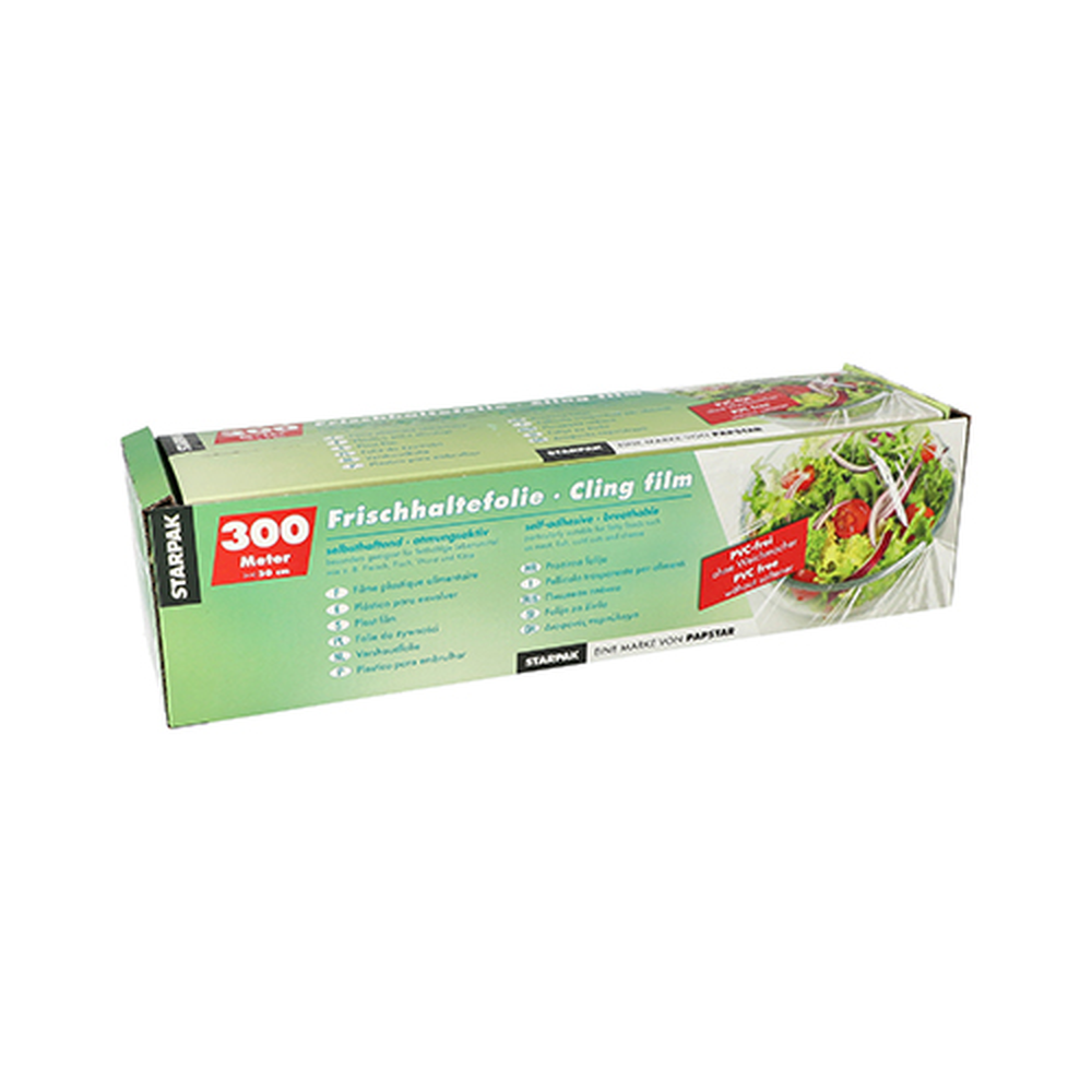 Papstar Frischhaltefolie 300 m x 30 cm in Faltschachtel