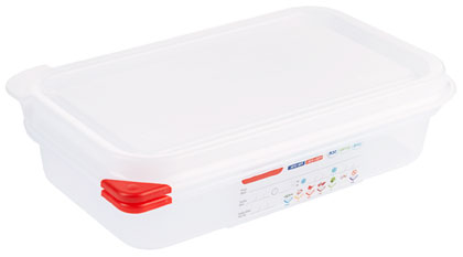 Contacto Behälter GN 1/4 65 mm mit HACCP Colorclip Deckel