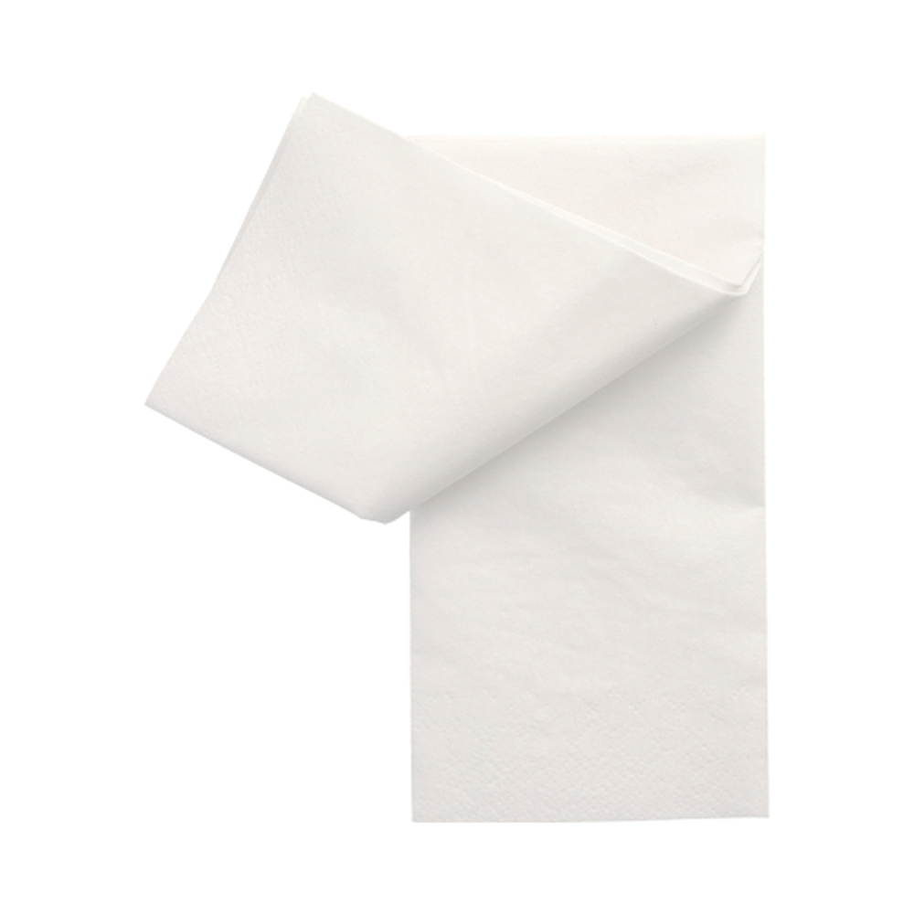 Papstar Servietten, 2-lagig 1/8-Falz 33 cm x 33 cm weiss