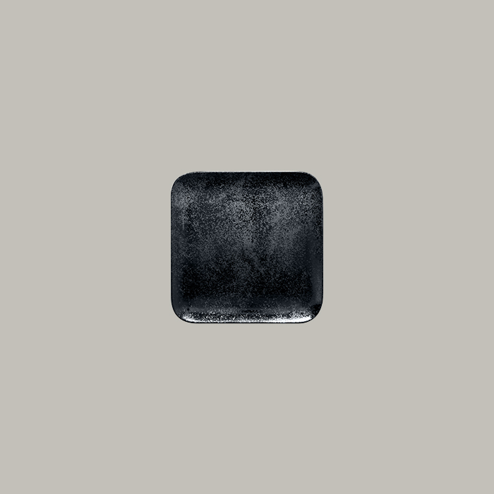RAK Teller quadratisch  Serie: Karbon L 15 cm / W 15 cm / Ht. 1.9 cm