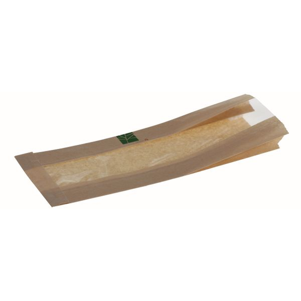 Pacovis Sandwichbeutel m. Sichtfenster, Standard, 120+2x3