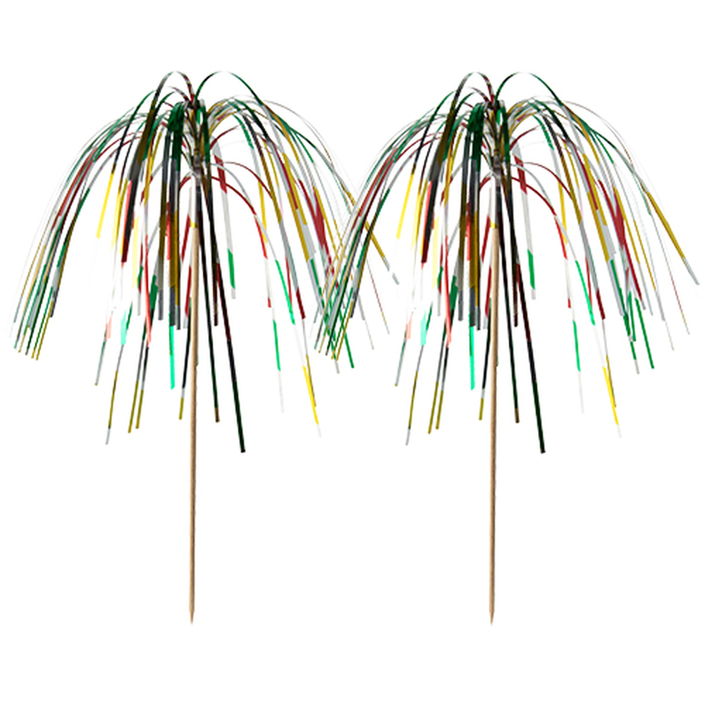 Papstar Deko-Picker 15,5 cm "Feuerwerk" multicolor
