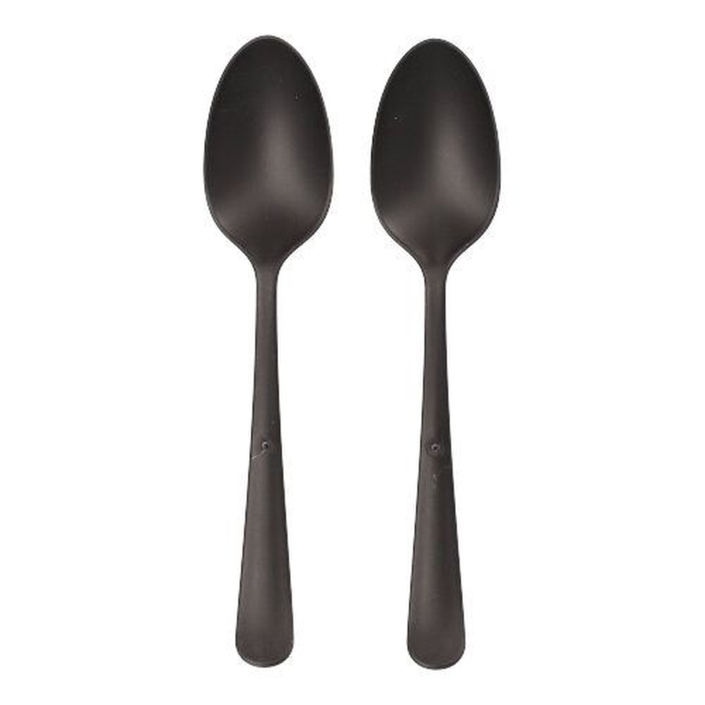 Papstar "Circulware" Mehrweg-Löffel PP-MF 19 cm schwarz "Gaia" extra stabil