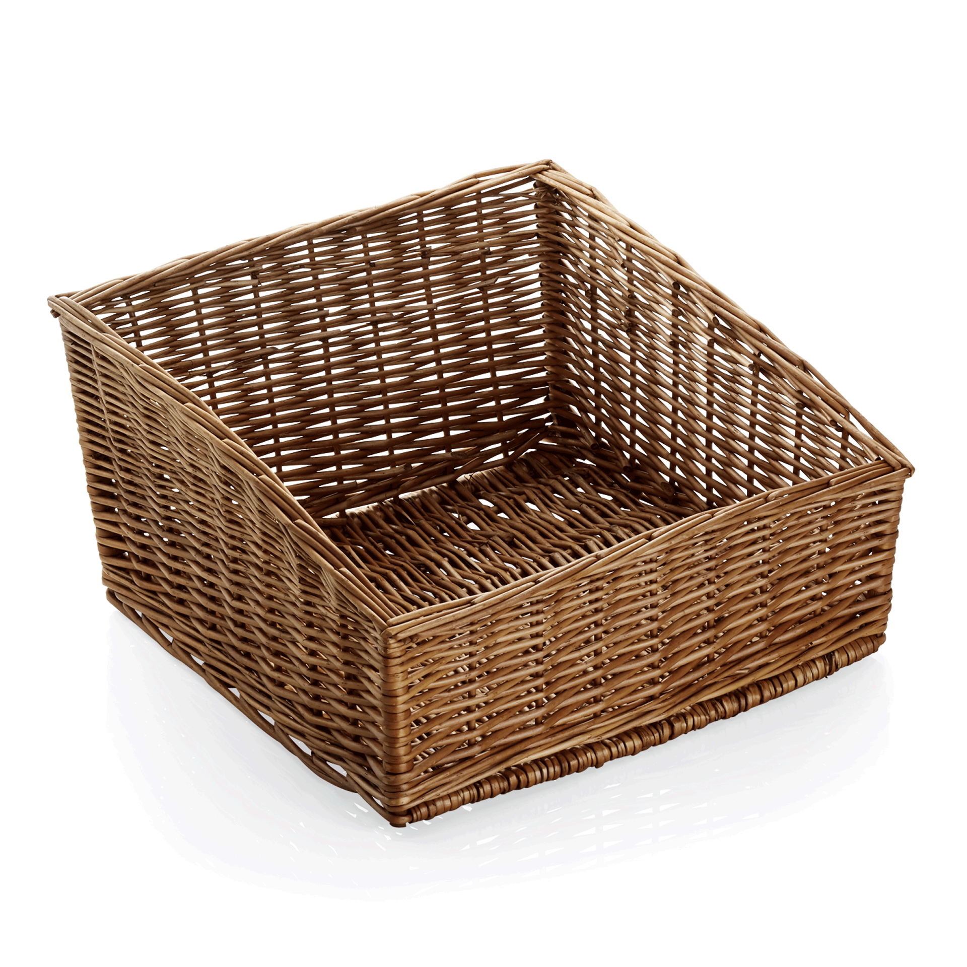 WAS Buffetkorb, 46 x 45 cm, Höhe 25/16,5 cm, Vollweide