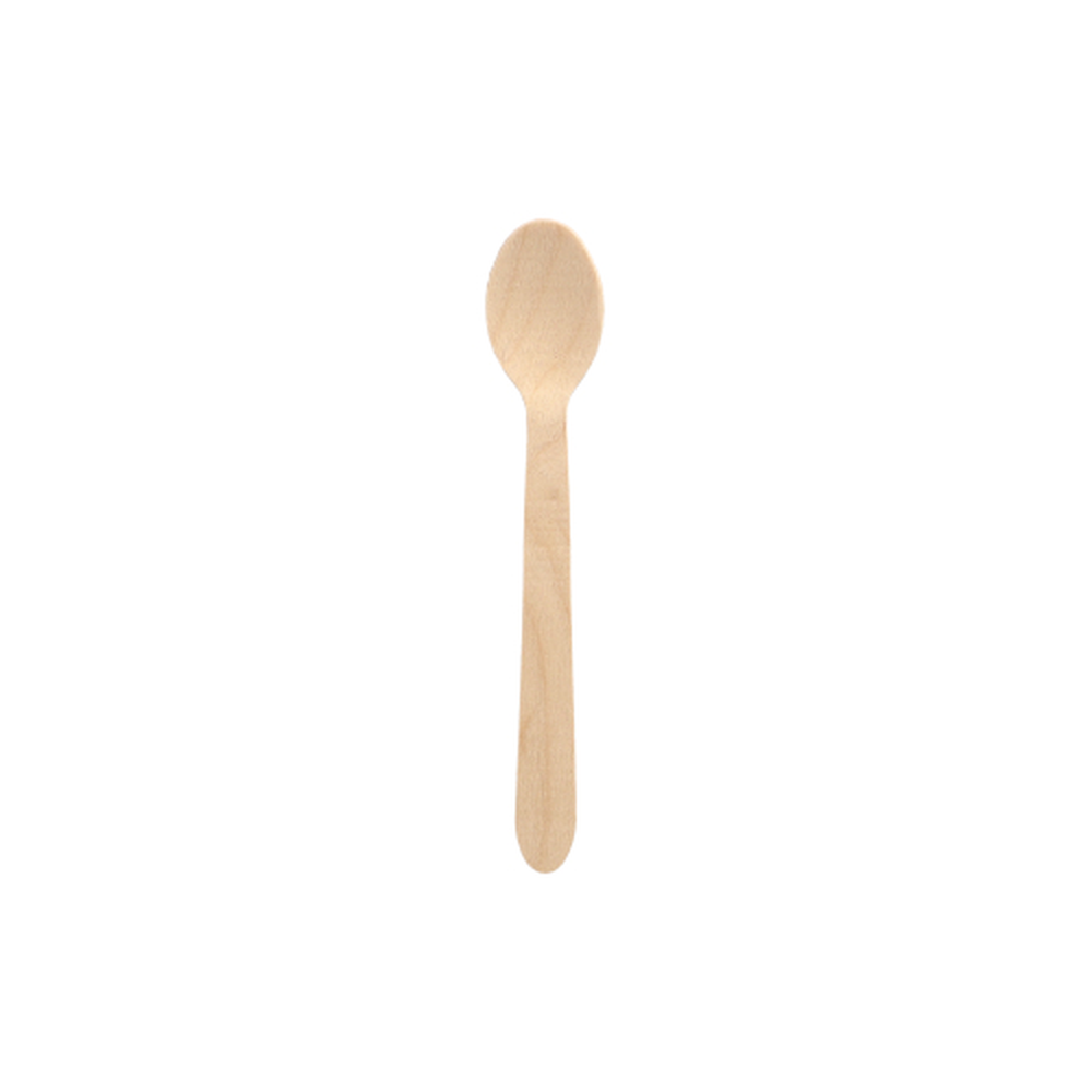 Papstar Kaffeelöffel, Holz "pure" 11 cm