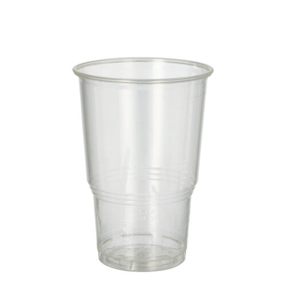 PAPSTAR Kaltgetränkebecher, PLA pure 0,25 l Ø 7,8 cm · 11 cm glasklar mit S