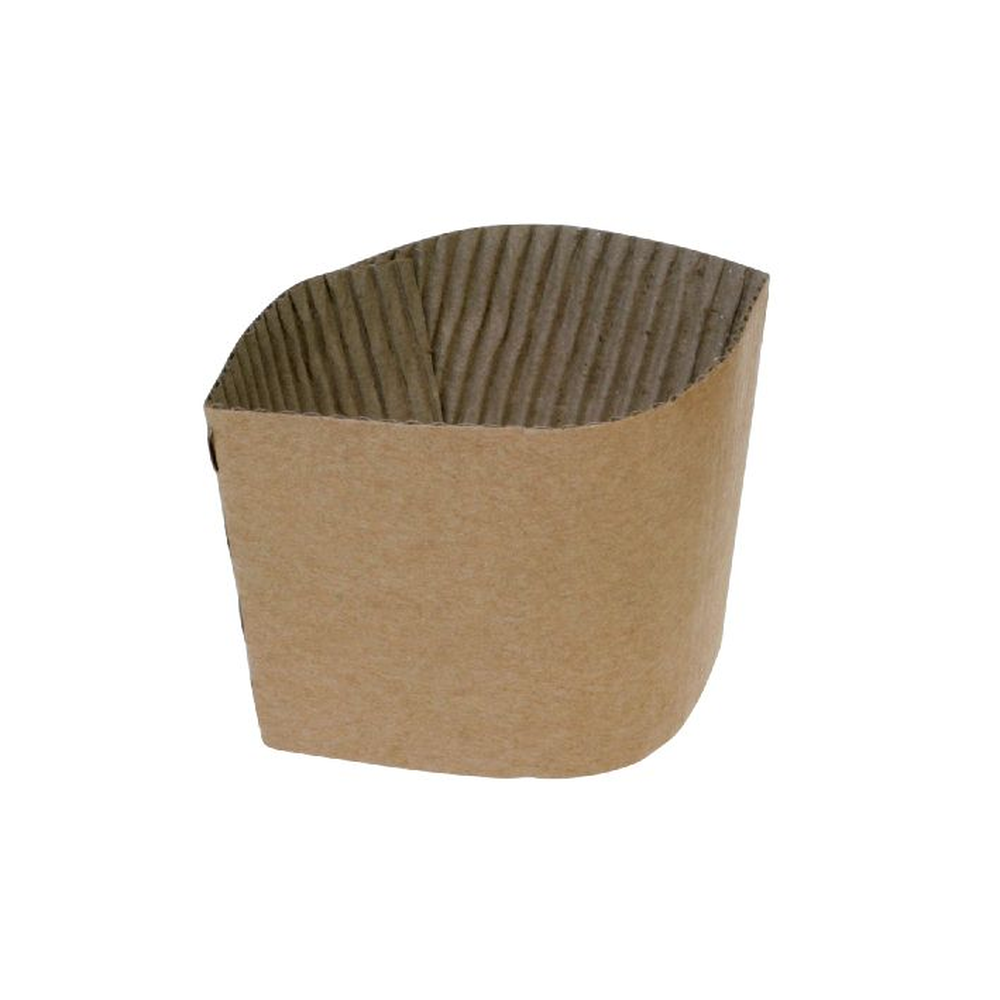 Pacovis Bechermanschette suplesse für 300 ml und 400 ml Becher Karton, braun