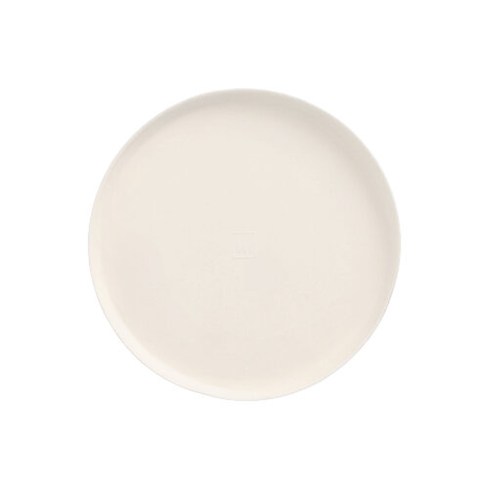 Papstar Teller Zuckerrohr "pure" rund Ø 12 cm · 1 cm weiss "Cella"