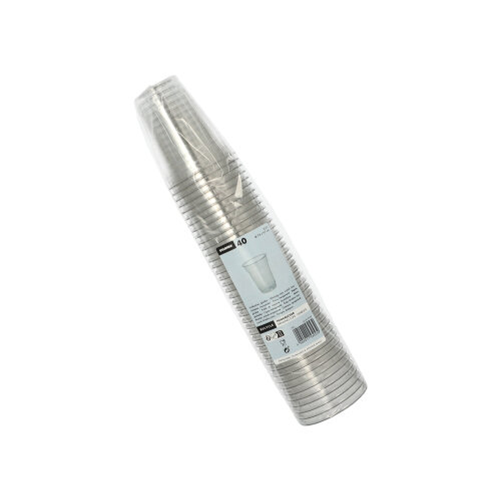 Papstar Trinkbecher "Hurricane", PET 0,2 l Ø 7,8 cm · 9,7 cm glasklar