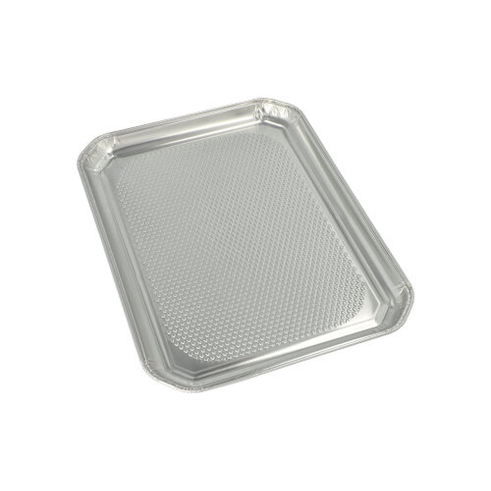 Papstar Servierplatten, Alu eckig 35 cm x 26 cm
