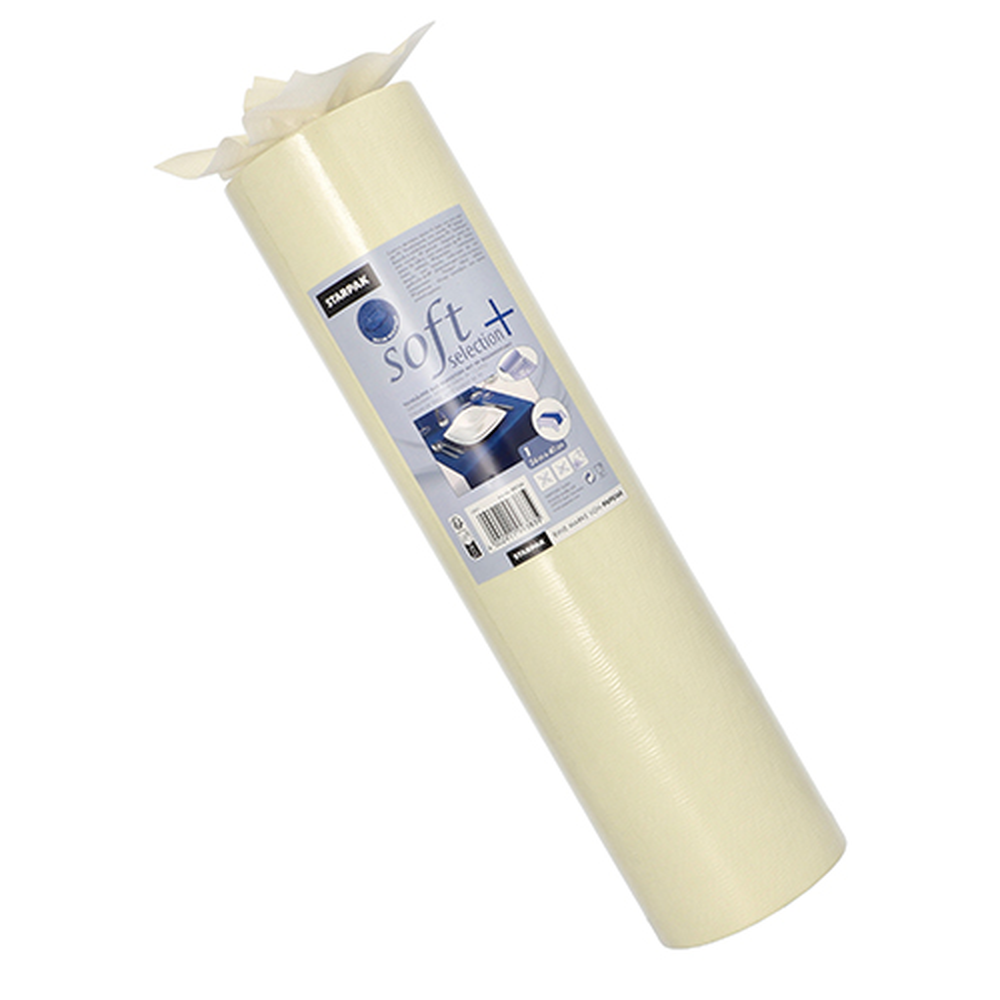 PAPSTAR stoffähnlich, Vlies soft selection plus 24 m x 40 cm cham