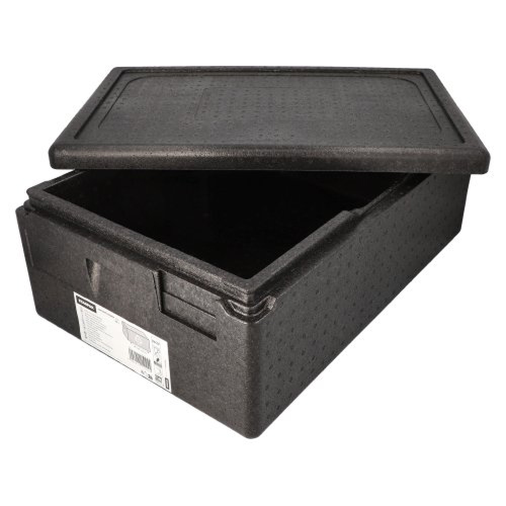 PAPSTAR EPP 60 cm x 40 cm x 23 cm schwarz Gastro-Nor