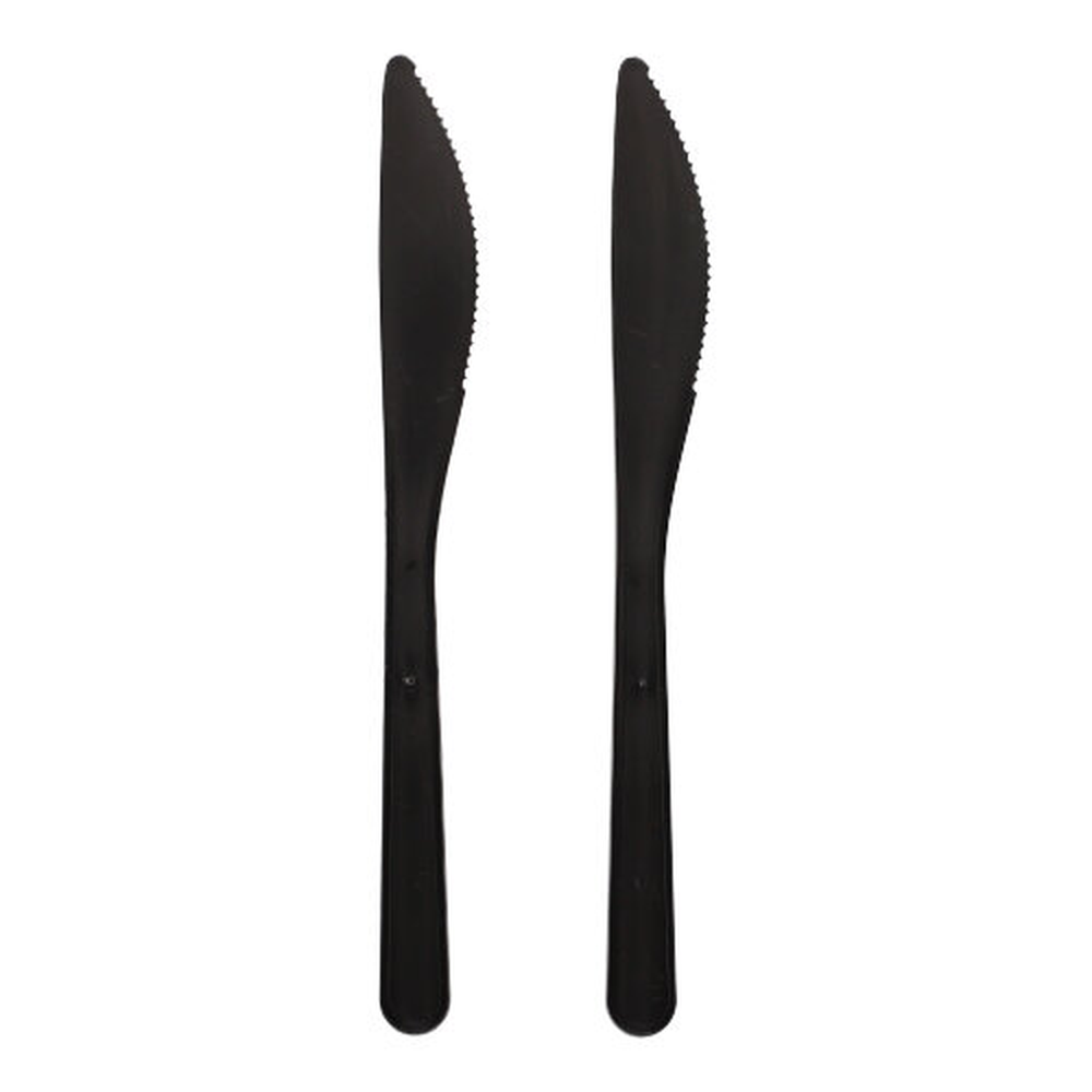 Papstar "Circulware" Mehrweg-Messer PP-MF 18,5 cm schwarz extra stabil