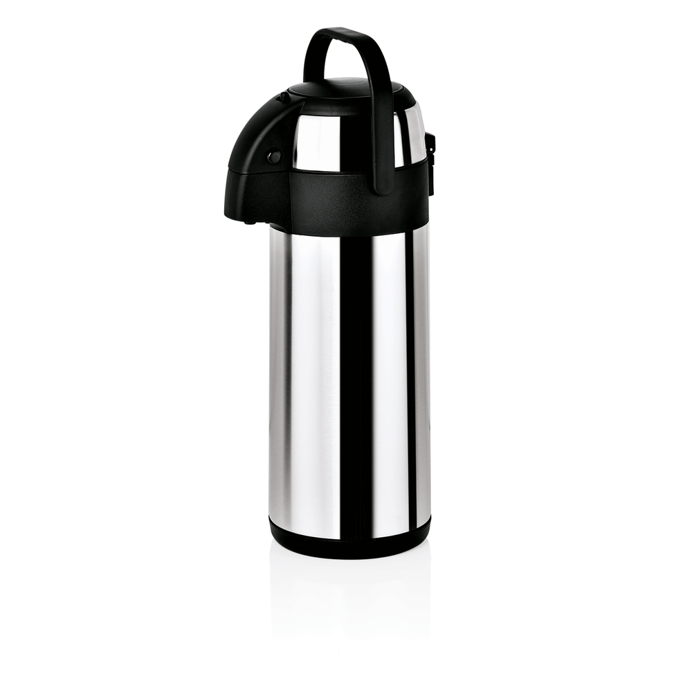 WAS Pump-Isolierkanne, 4,0 ltr., Chromnickelstahl