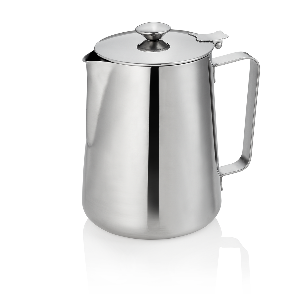 WAS Kaffeekanne 1,5 ltr., Ø 10 cm, Höhe 18 cm, Chromnickelstahl