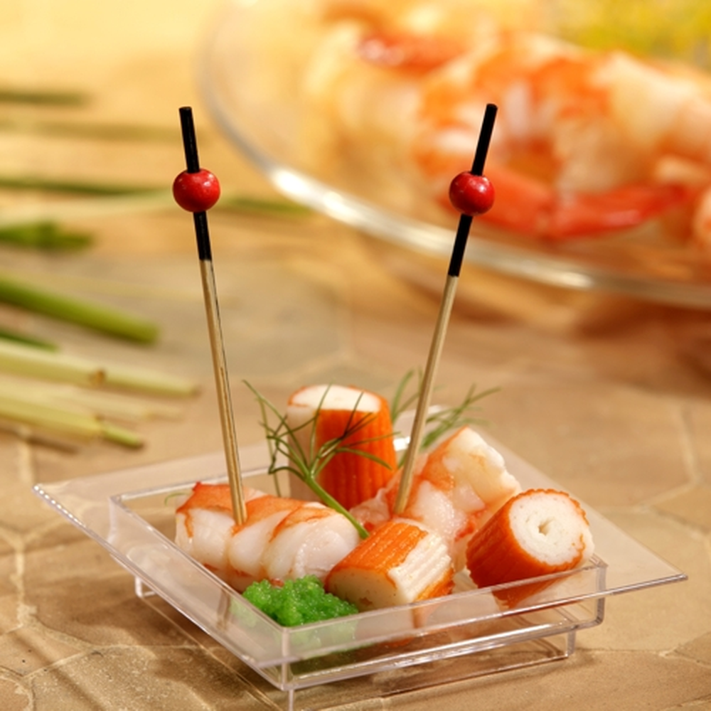 Papstar Fingerfood - Picker 7 cm "Red Pearl"