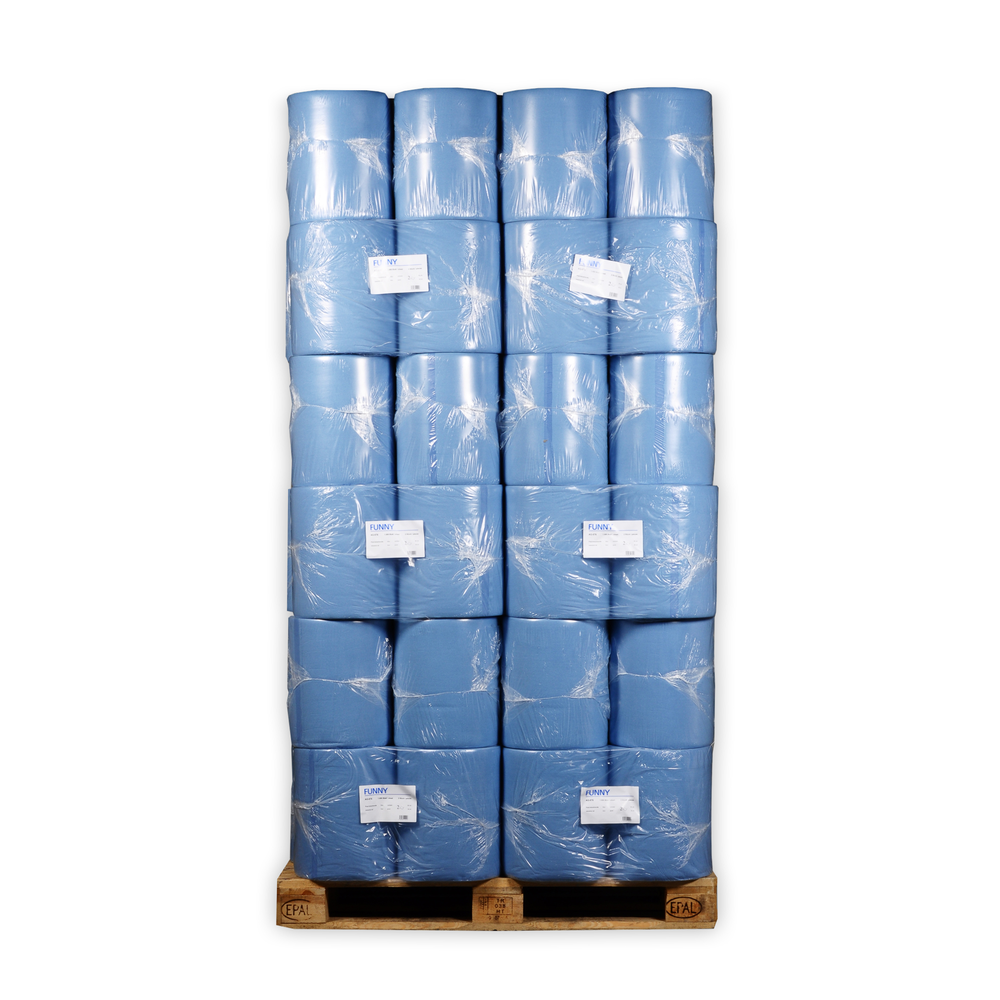 Plock Putztuchrolle 2-lag. Blau 36x38 cm