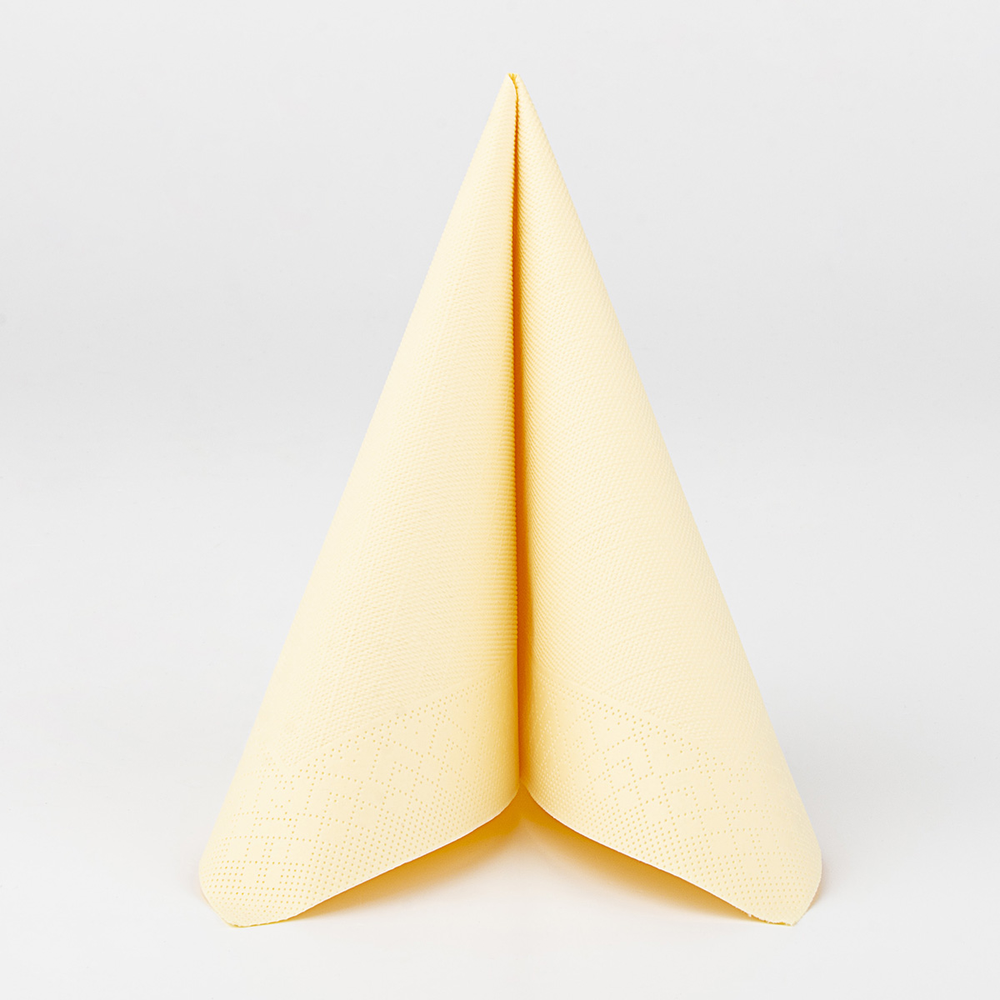 Mank Serviette Basic champagner 40 x 40 cm 1/4 Falz