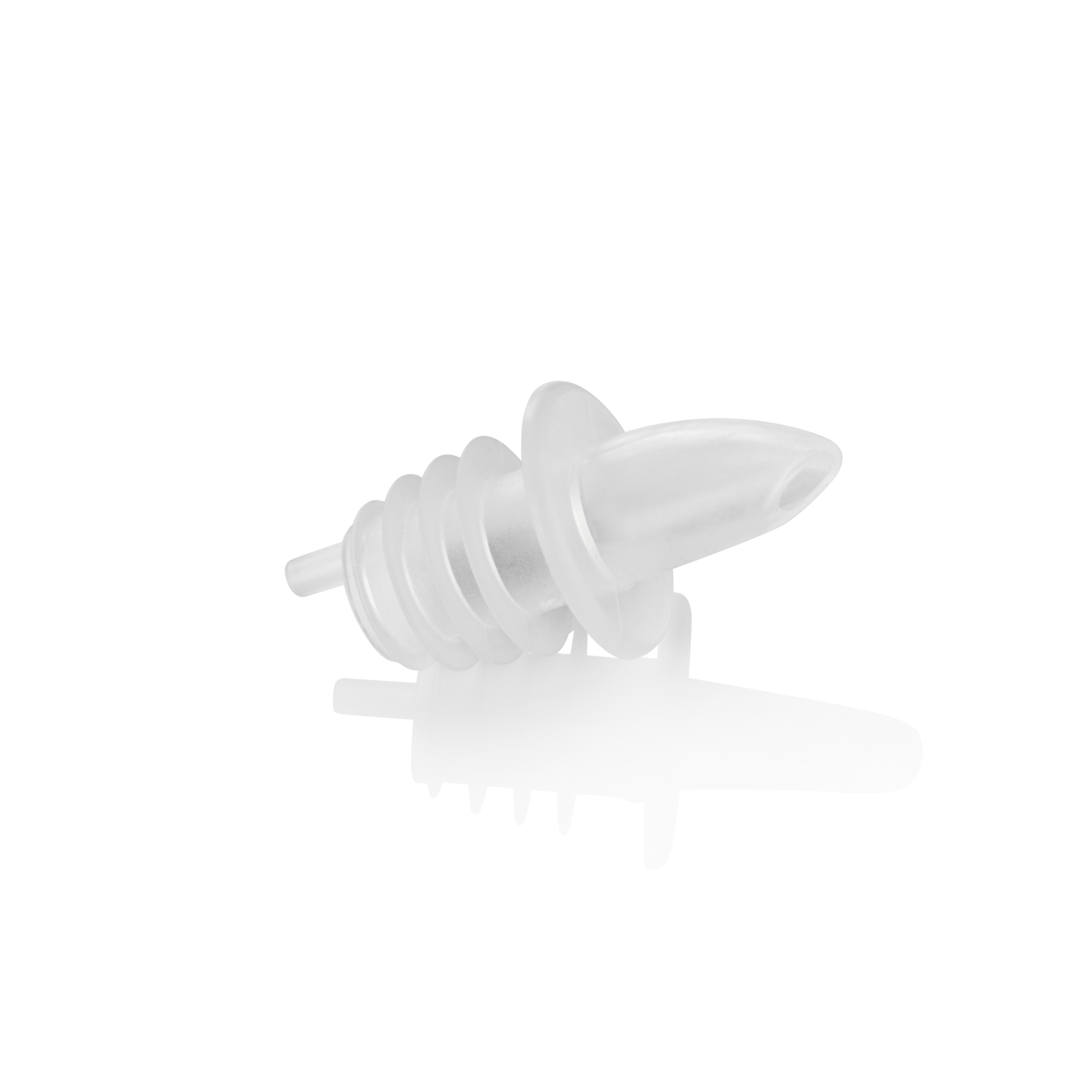 WAS Ausgießer Set, 7 cm, transparent, Set á 12 Stück, Kunststoff