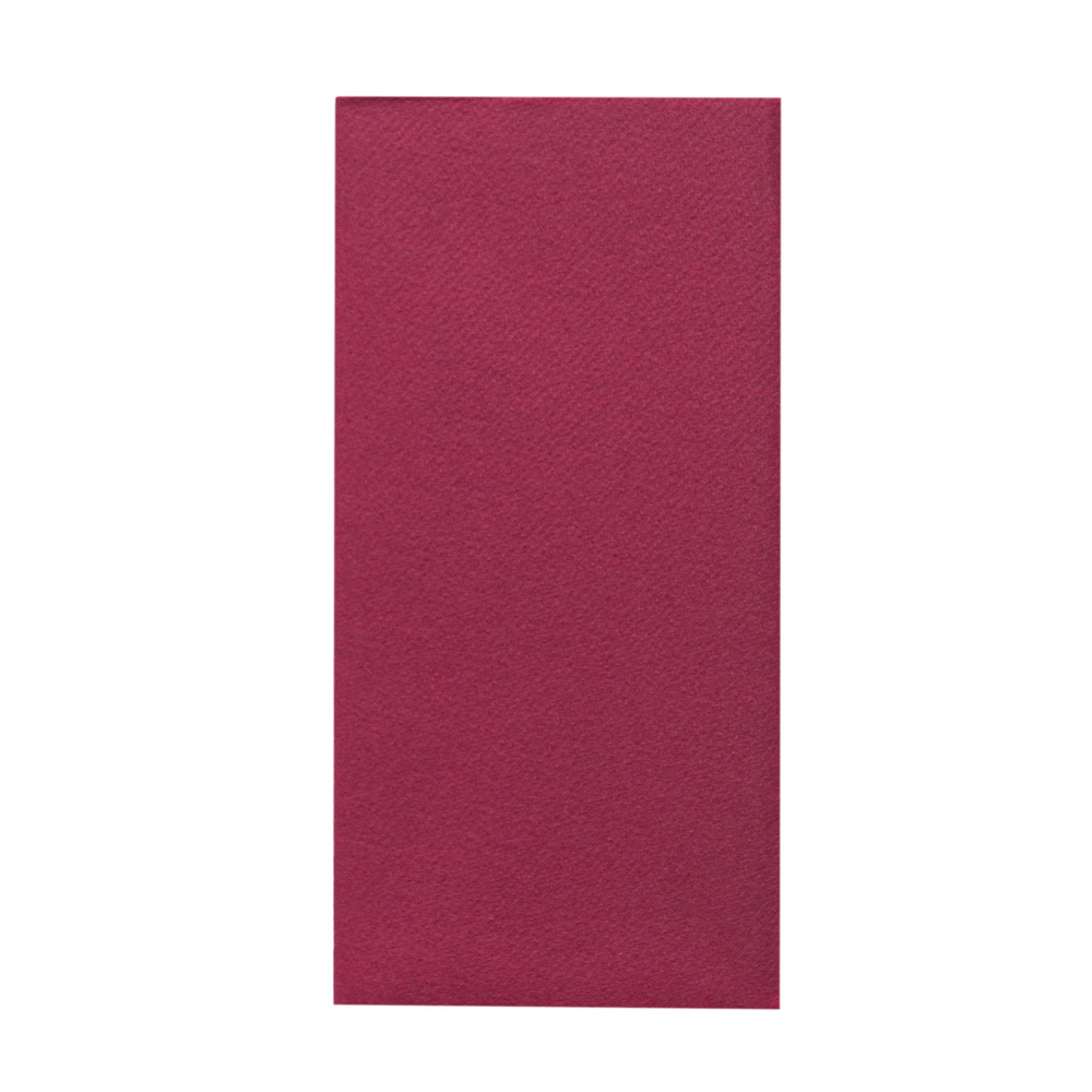 Mank Serviette Basic bordeaux 40 x 40 cm 1/8 Falz