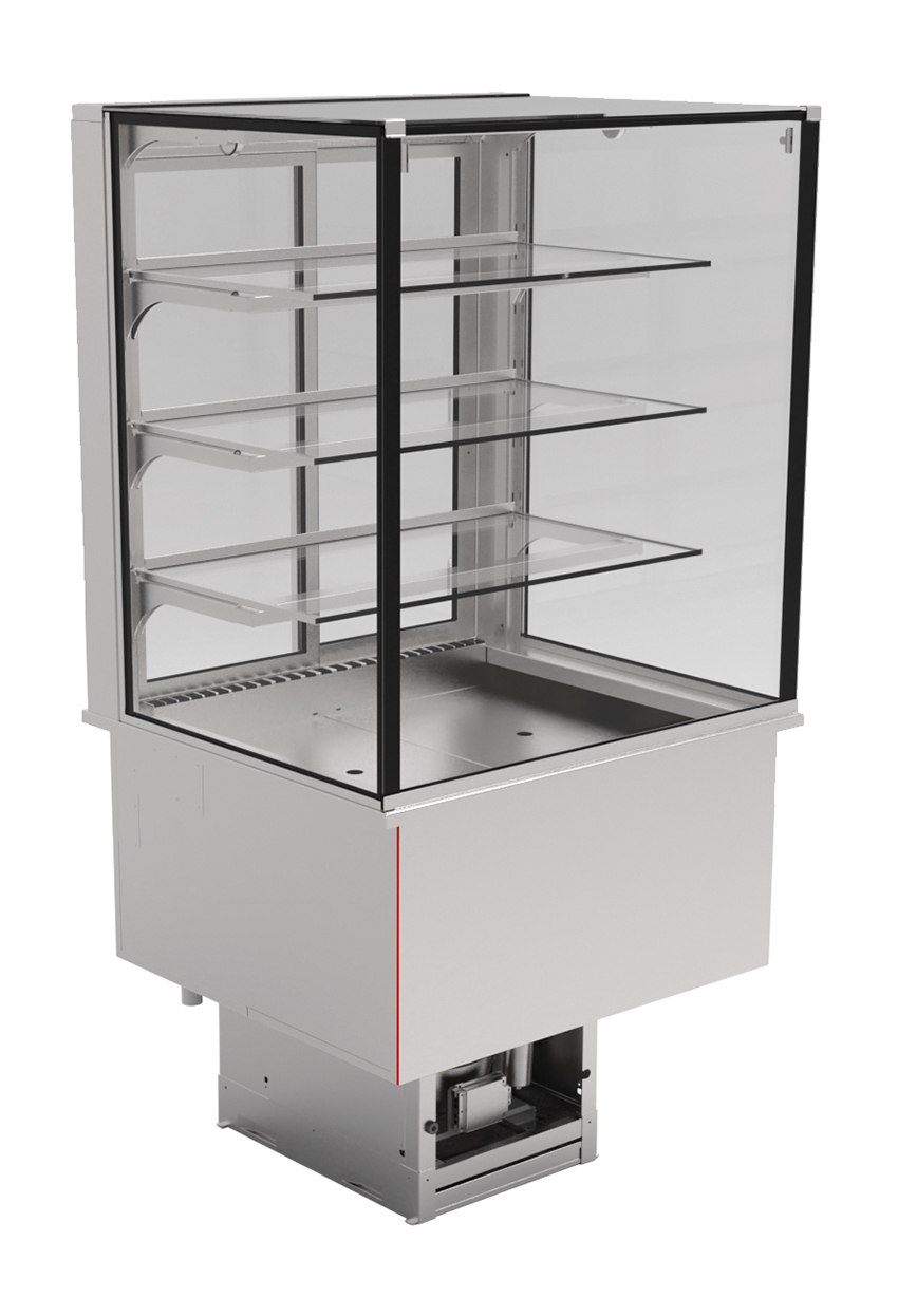 Nordcap Einbaukühlvitrine GLR 80-88