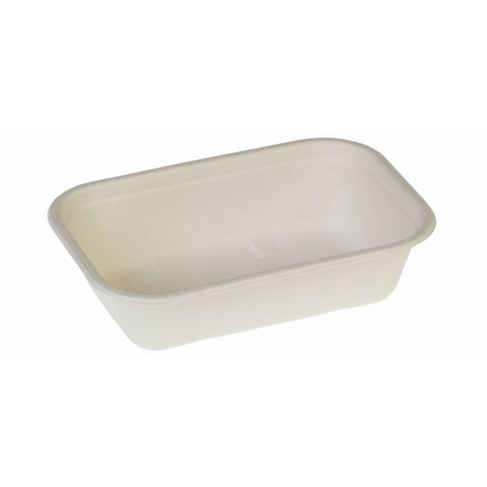 Pacovis Schale 1000ml rechteckig, naturesse 229x153x57mm