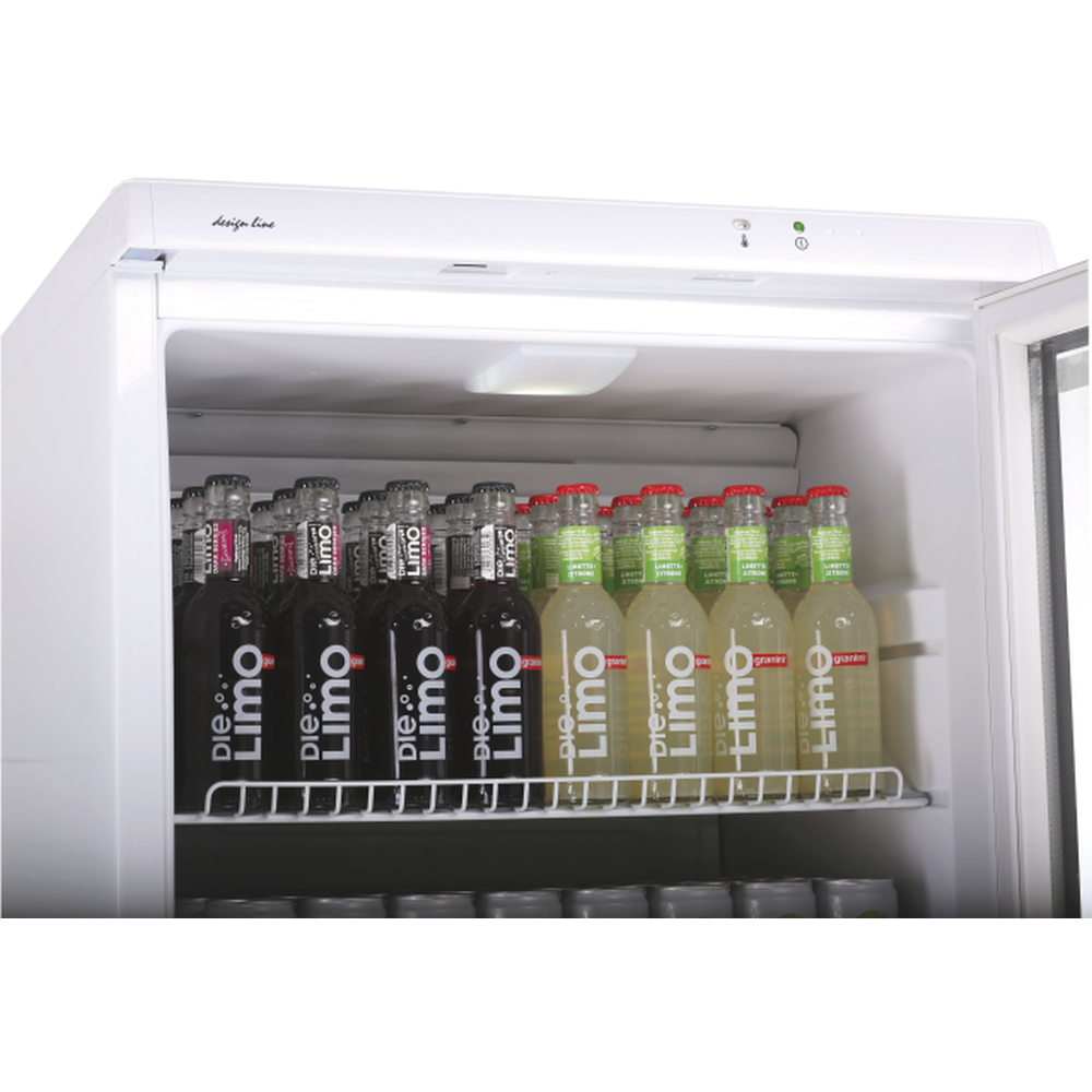 KBS Glastürkühlschrank CD 350 weiß
