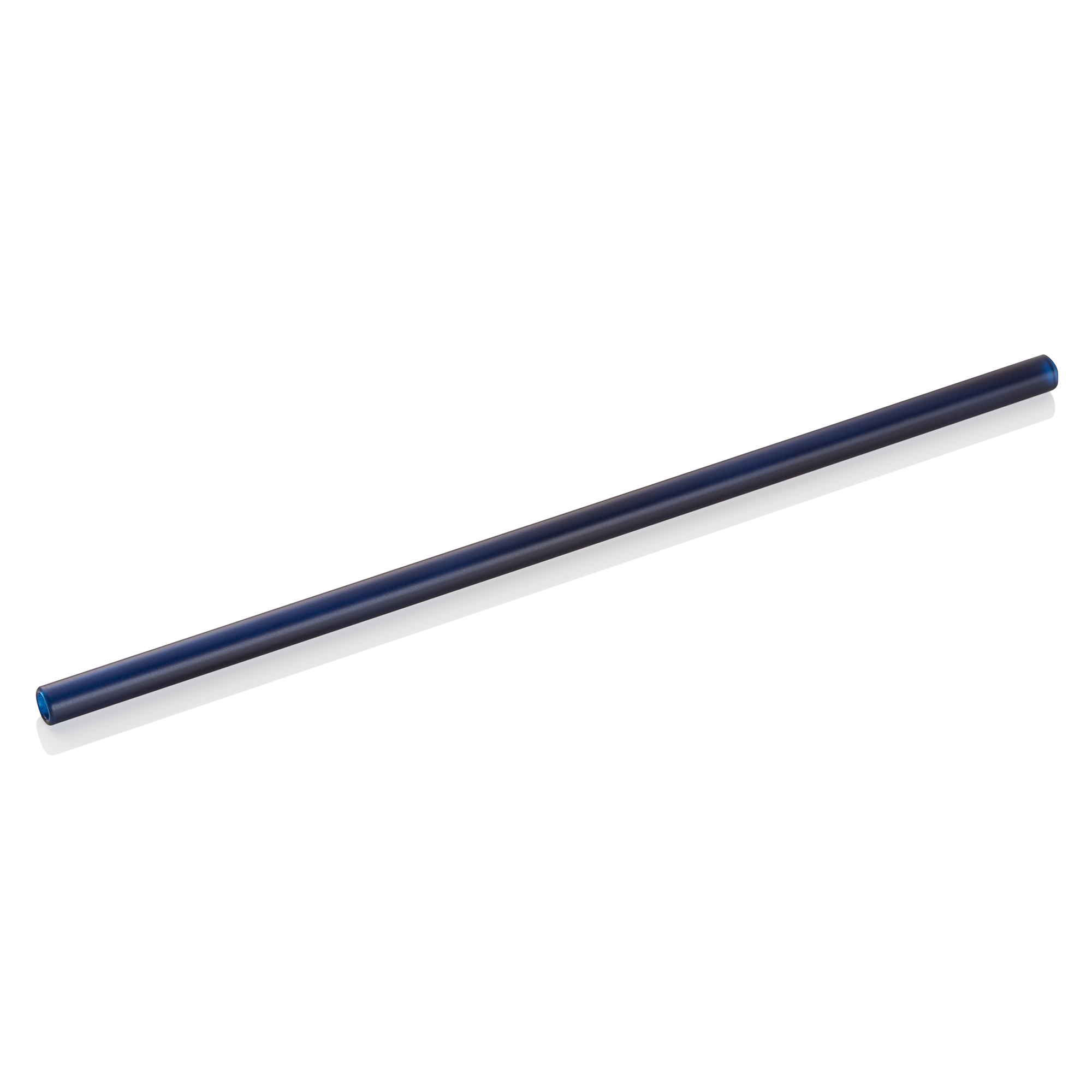 WAS Glastrinkhalm mit Bürste Set NOCTURN, 23 cm, Ø 8 mm, blue, Set á 50 Stück, G