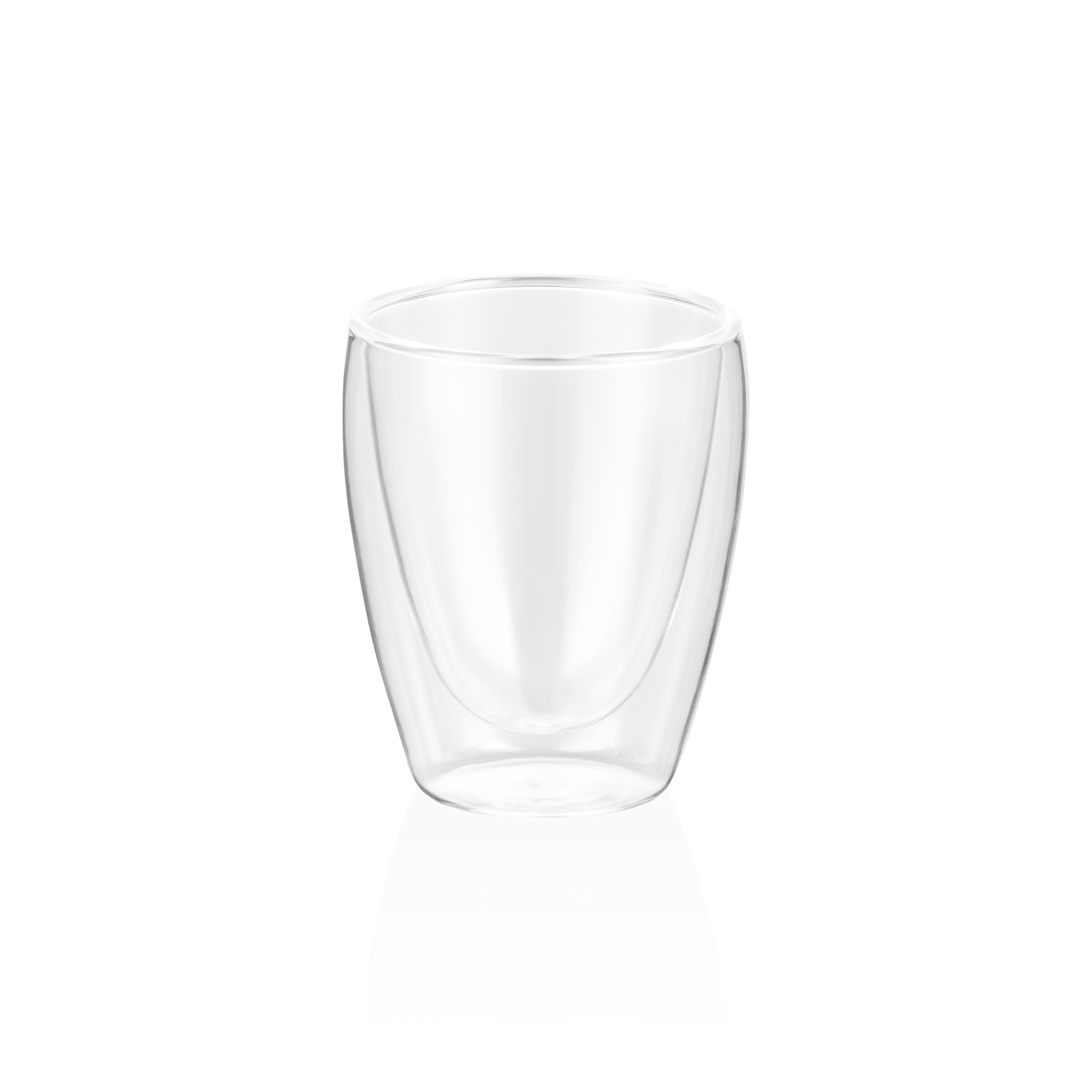 WAS Cappuccino Set LOUNGE, 230 ml, Ø 8 cm, Set á 2 Stück, Borosilikatglas