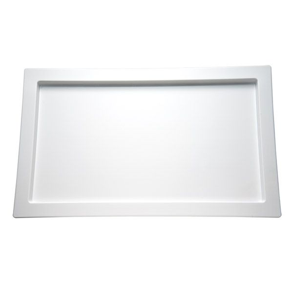 APS GN 1/2 Tablett -FRAMES- 32,5 x 26,5 cm, H: 2 cm , Melamin, weiß