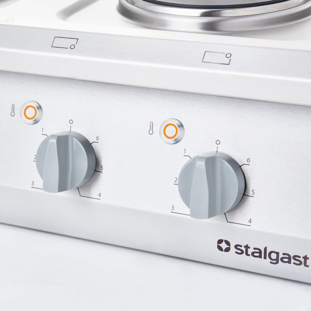 Stalgast Elektro-Kochfeld als Tischgerät mit 4 Herdplatten, Serie 700 ND