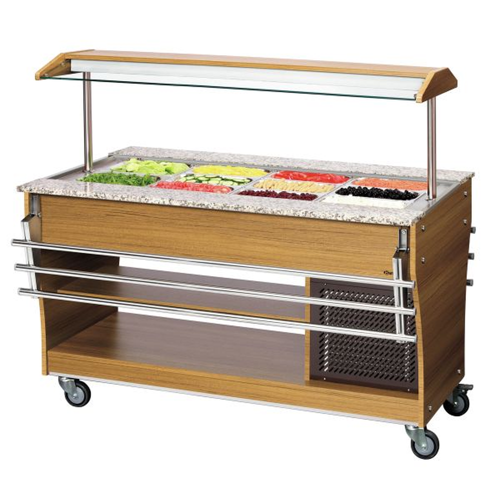 Bartscher Buffetwagen, kalt, 4x 1/1 GN