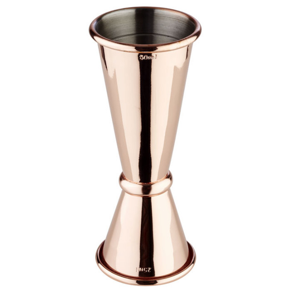 APS Cocktail-Doppelmaß Ø 4 cm, H: 11 cm , Edelstahl, Kupfer-Look