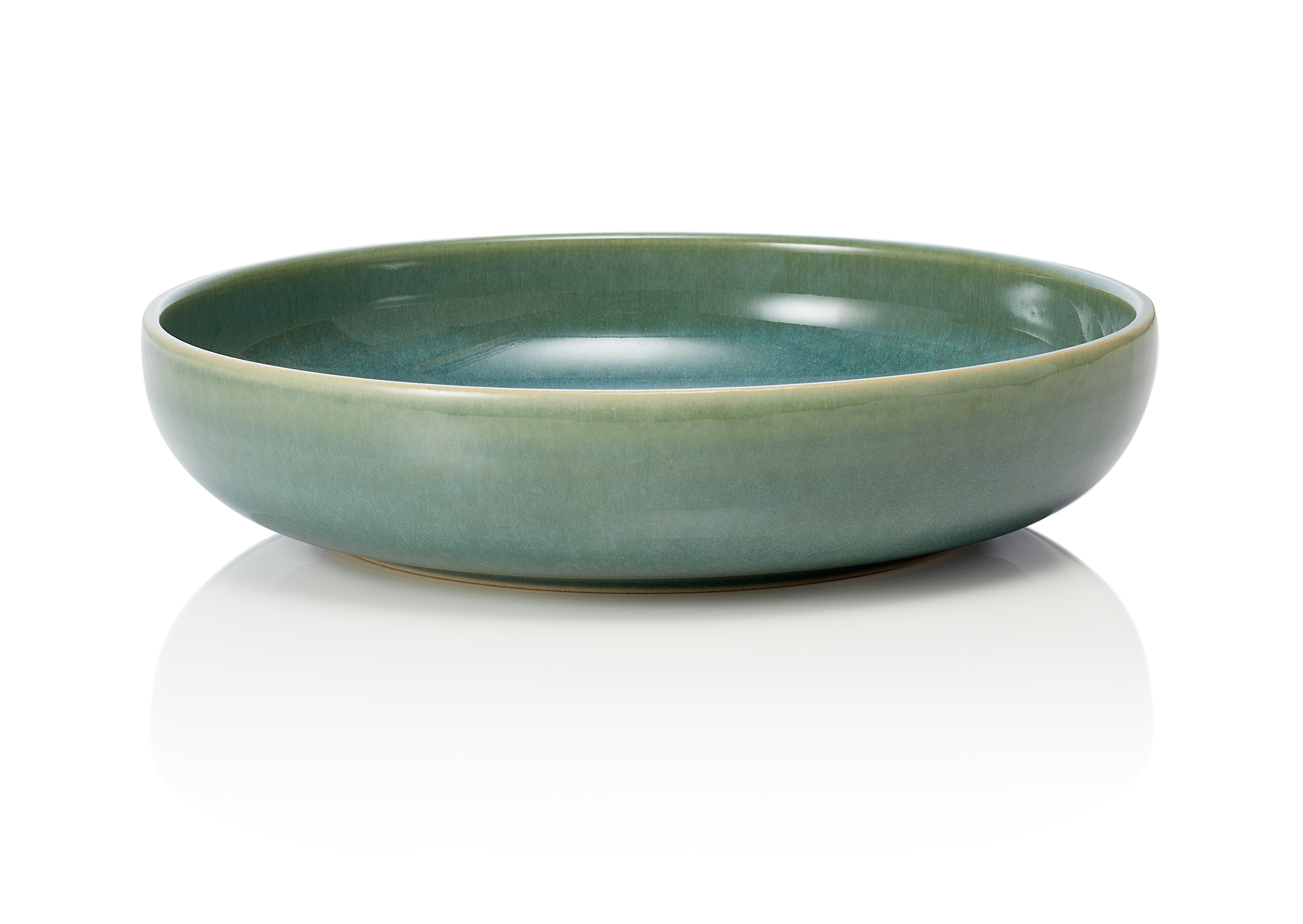 WAS Schale Set ROCKZZERO, Ø 22 cm, 0,8 ltr., Set á 6 Stück, myrtle green, Steinz