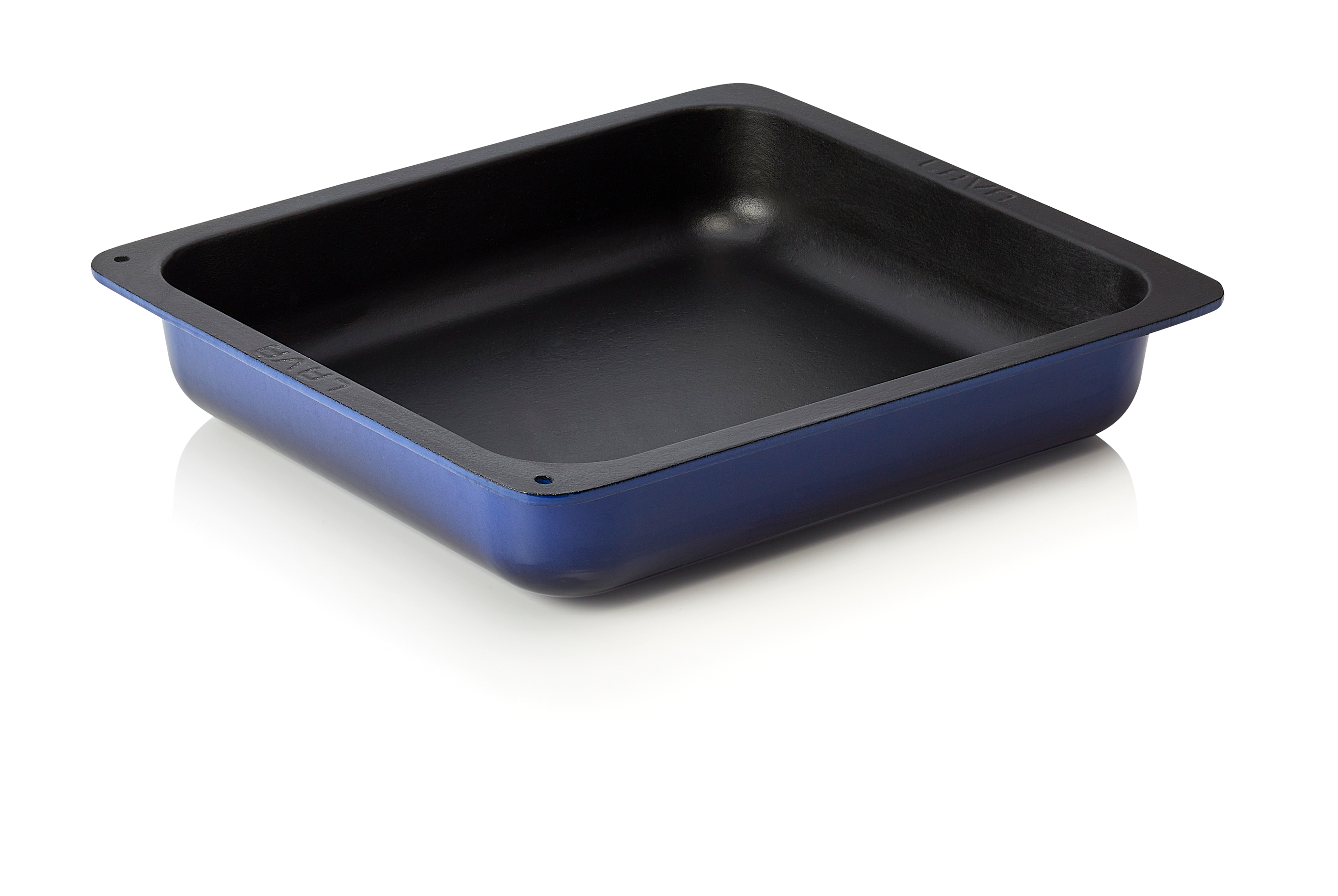 WAS GN Behälter 2/3 GN Höhe 65 mm 35,4 x 32,5 x 6,5 cm blau Gusseisen