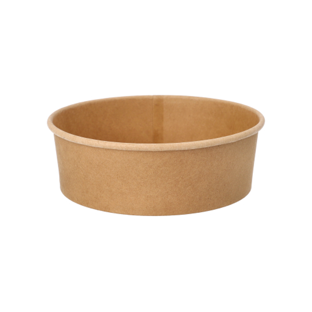 Papstar Salatschalen, Pappe rund 500 ml Ø 15 cm · 4,6 cm braun