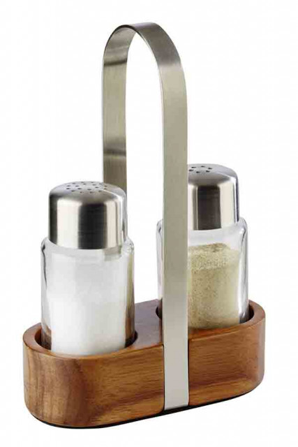 APS Pfeffer- und Salz-Menage 11,5 x 5,5 cm, H: 17 cm , Set bestehen aus: